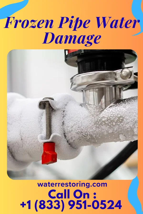 Frozen Pipe Water Damage in Dry Run, OH